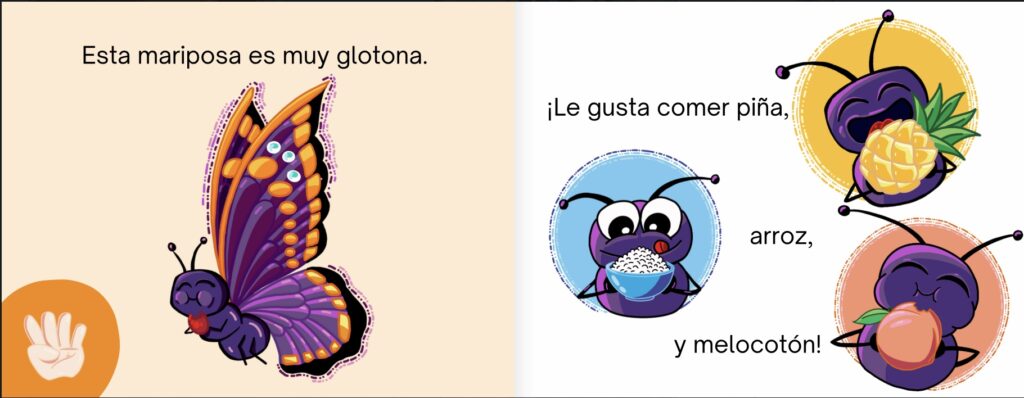 Cinco Mariposas - Paginas 8-9